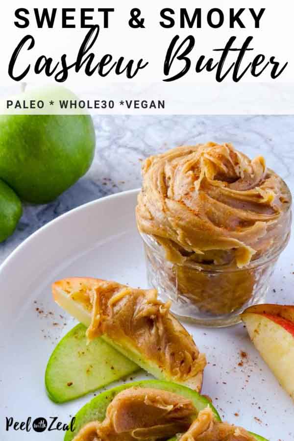 Smoked Cashew Butter Peel with Zeal