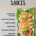 chicken breasts with different sauces