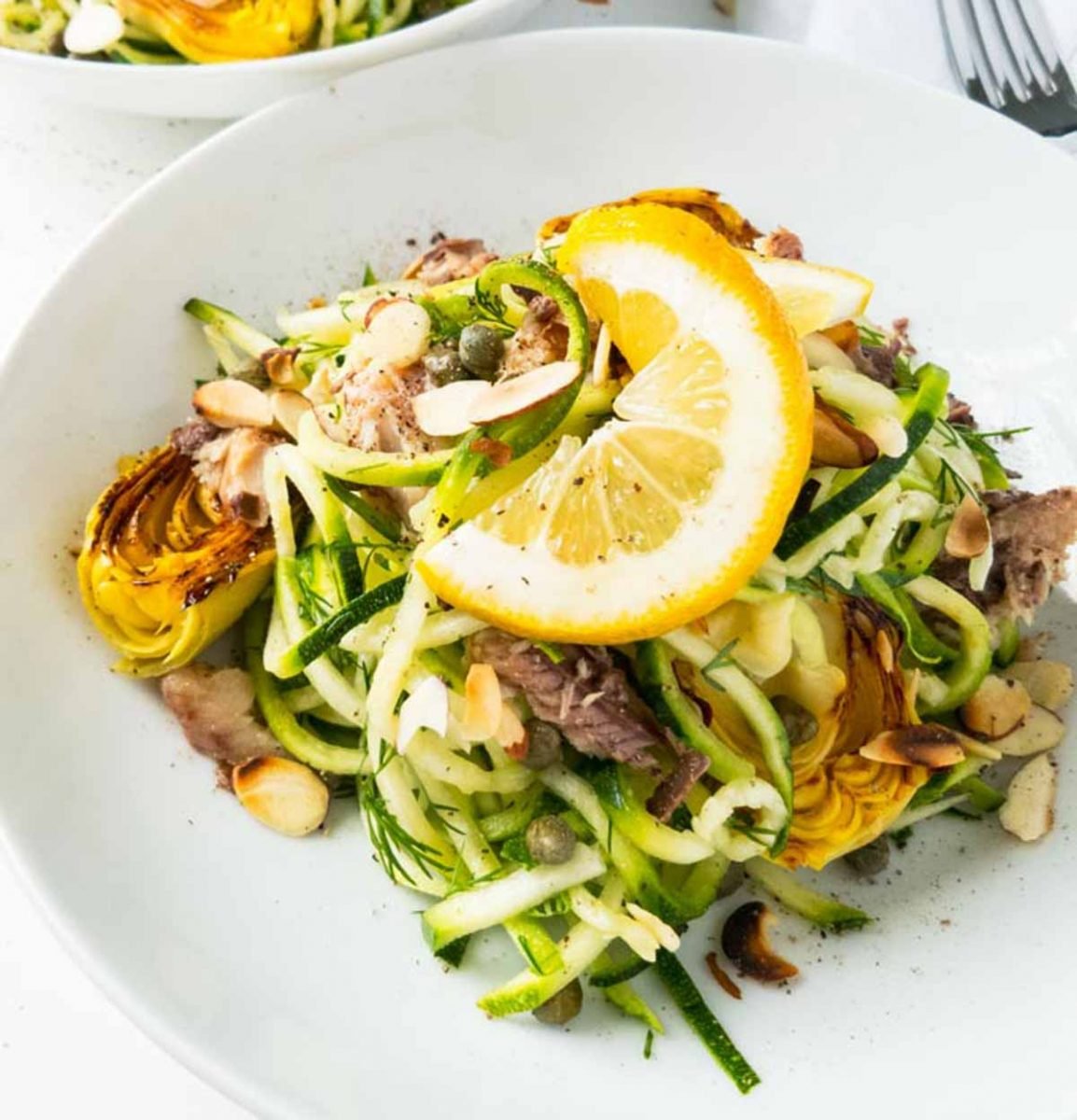 Mediterranean Zucchini Noodle Pasta Peel with Zeal