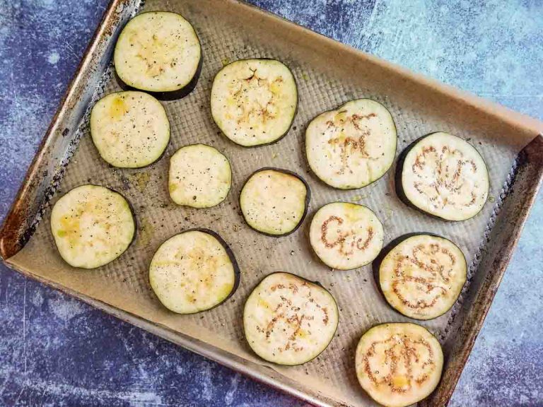 Easy Oven Roasted Eggplant Slices Slices Peel with Zeal