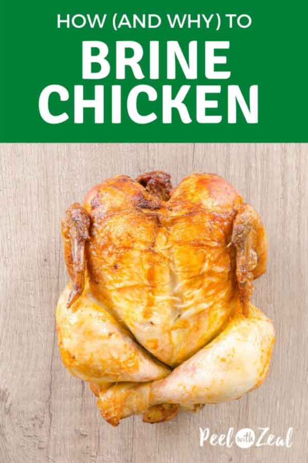 how to brine chicken graphic for pinterest