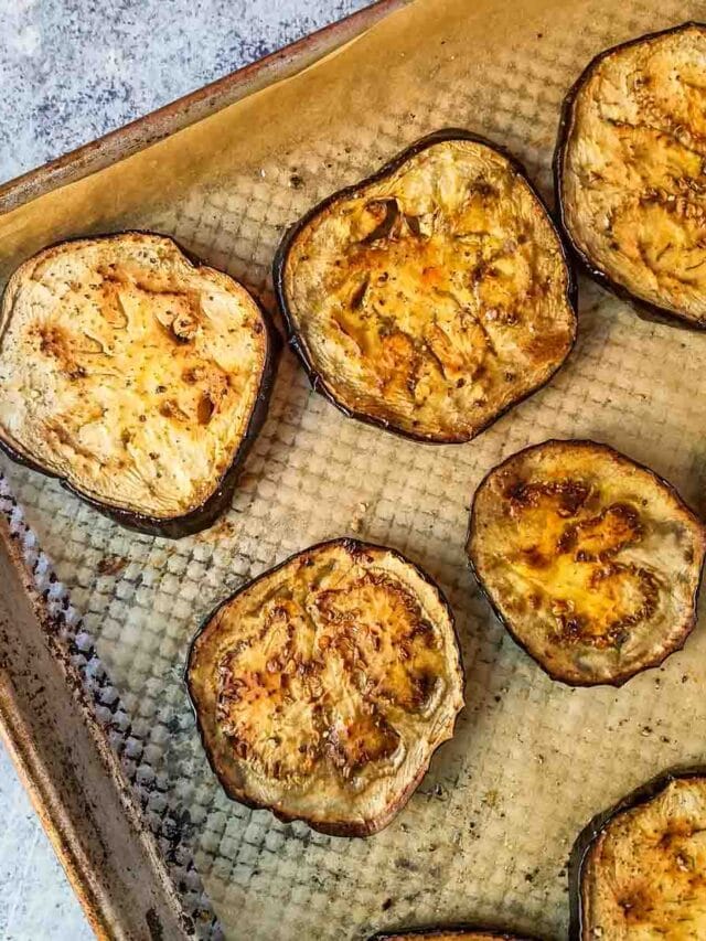 Oven Roasted Eggplant Peel with Zeal