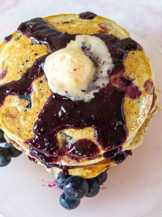 Blueberry Pancakes (Gluten Free and Dairy Free Recipe) Peel with Zeal