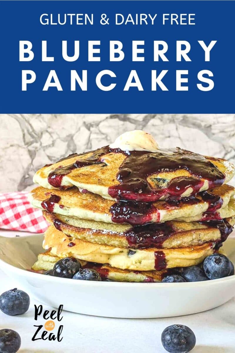 stack of dairy free pancakes