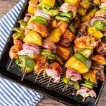 grilled huli huli chicken on a platter