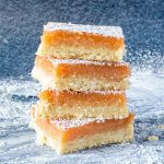 lemon bars stacked