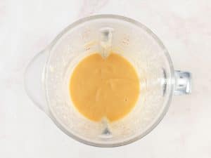 peach soup blended smooth