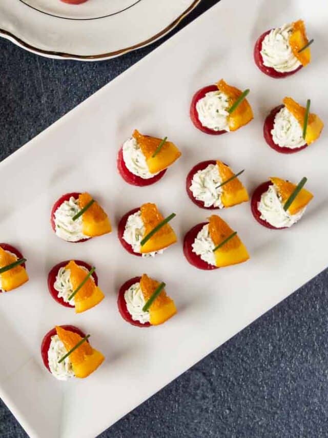 Easy and Elegant Beet Appetizer Peel with Zeal