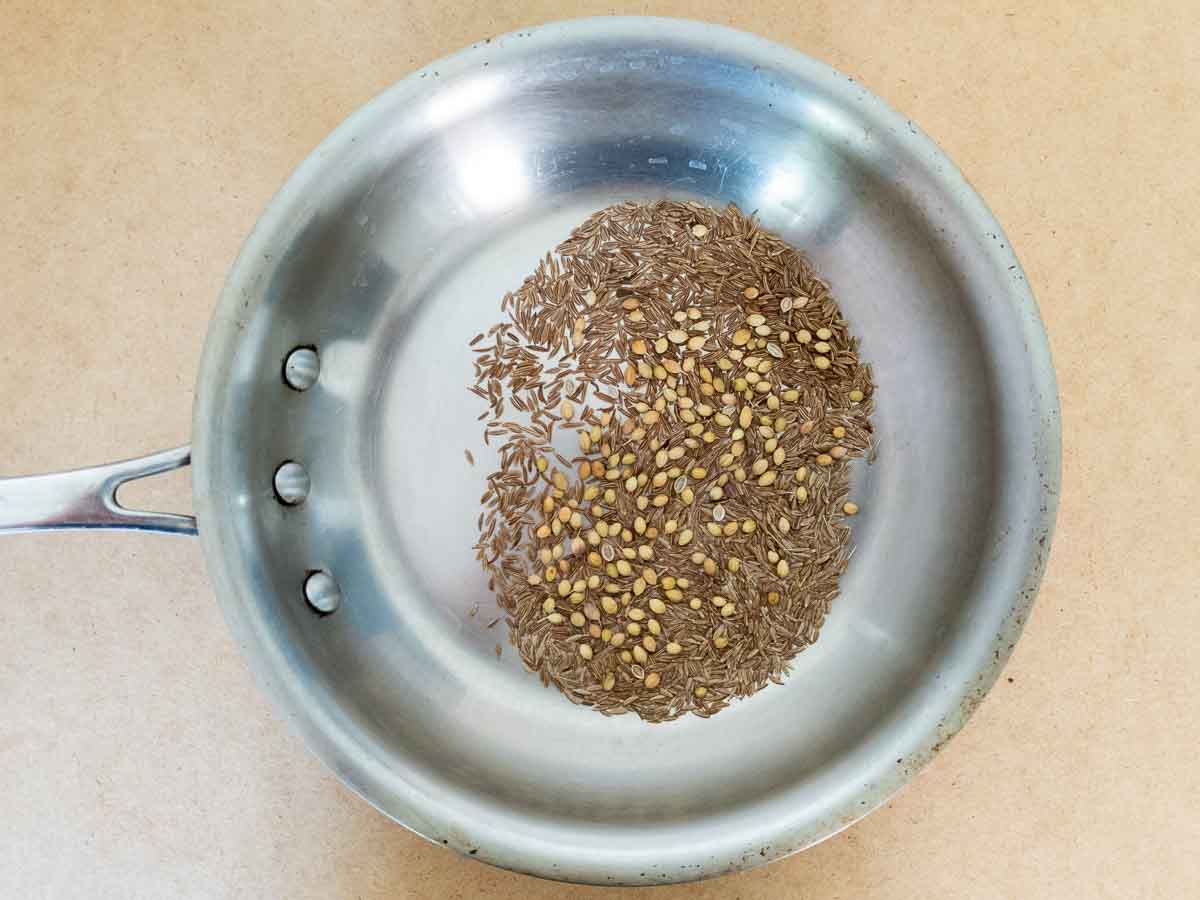 dry toasting spices