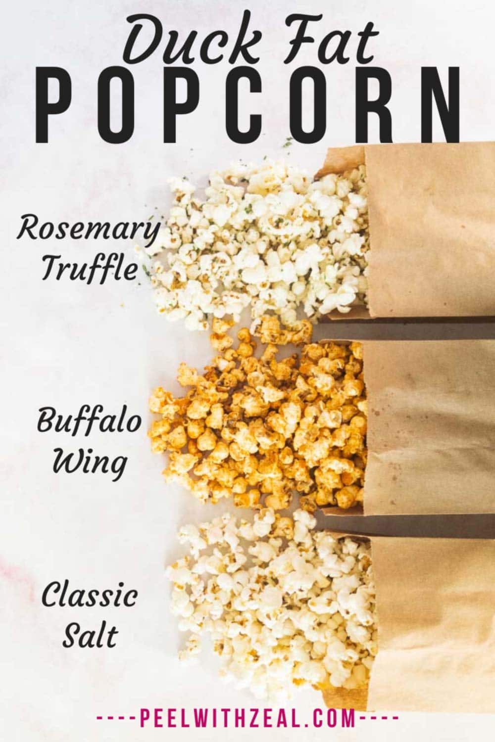 Duck Fat Popcorn Peel with Zeal