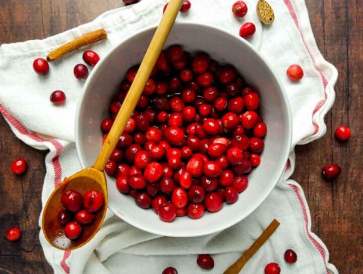 Roasted Cranberries Peel with Zeal