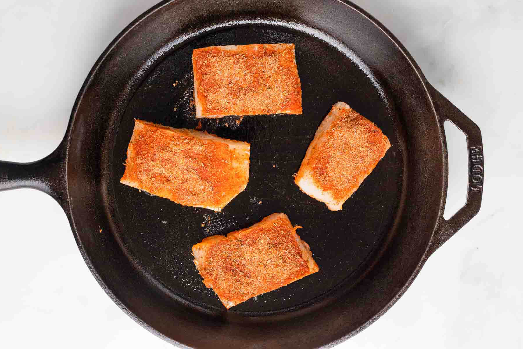 cod in cast iron skillet