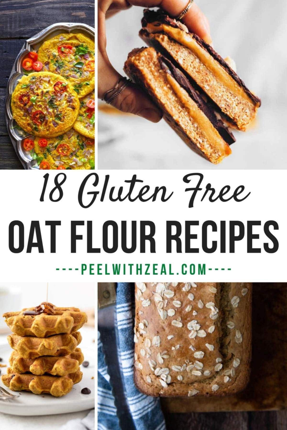 round up photo of oat flour recipes