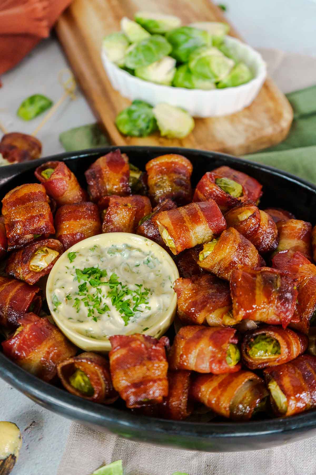 bacon wrapped brussels sprouts