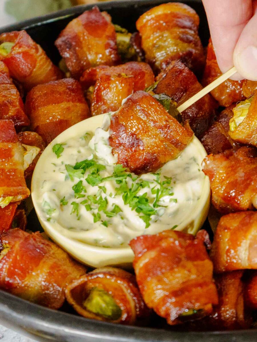 bacon wrapped brussels sprouts
