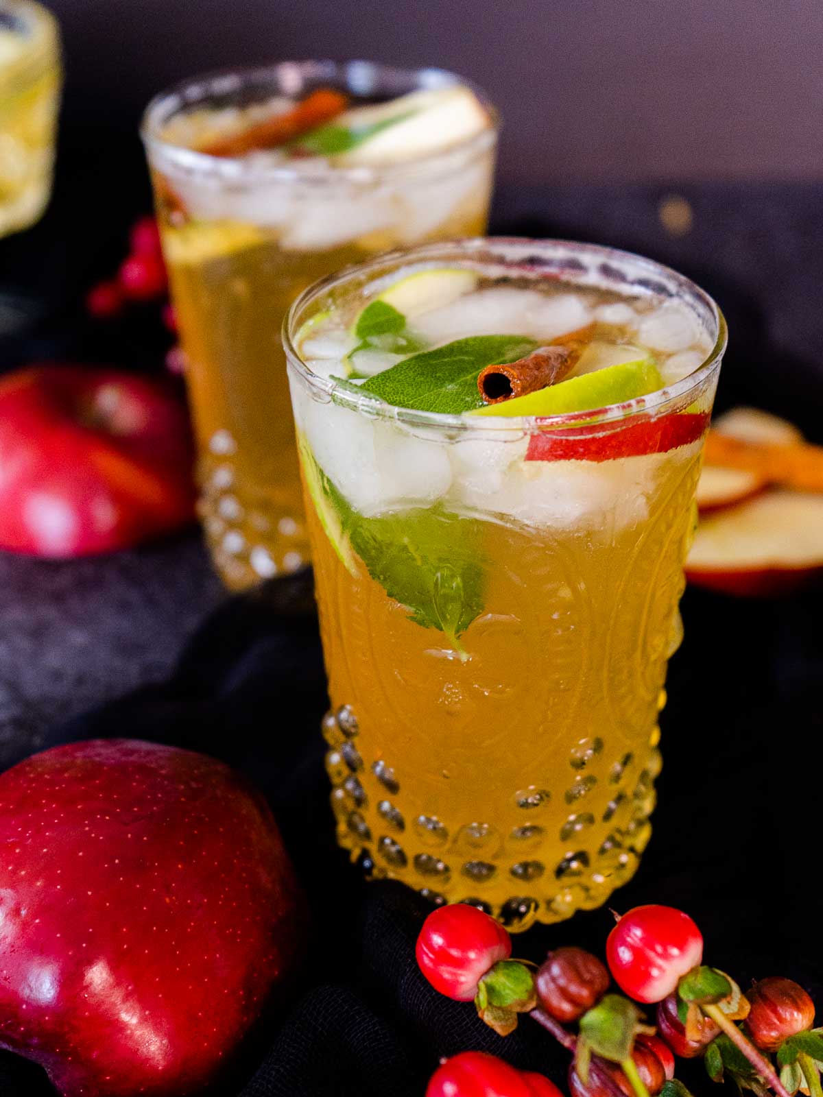 Apple Whiskey Smash Peel with Zeal