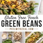 green bean casserole collage