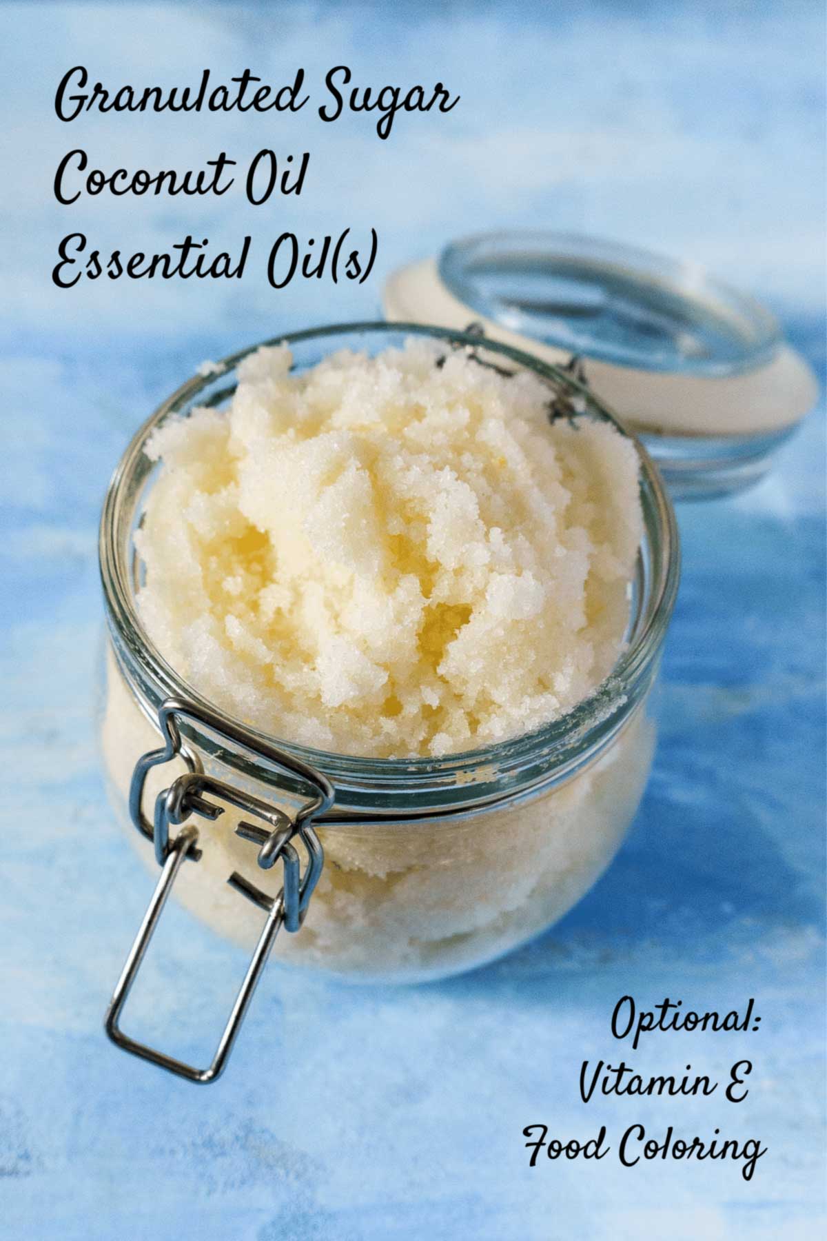 list of sugar scrub ingredients