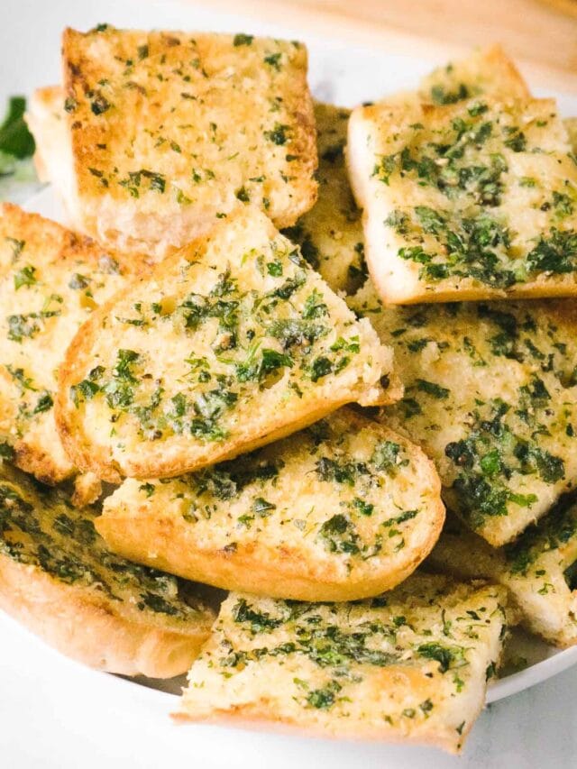 Homemade Gluten Free Garlic Bread Peel with Zeal