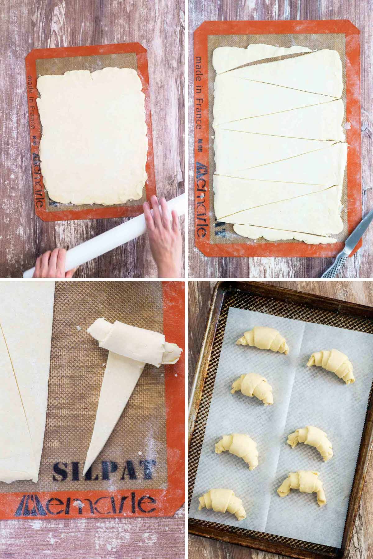 how to shape crescent rolls