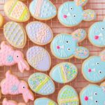 easter cookies decorated with royal icing