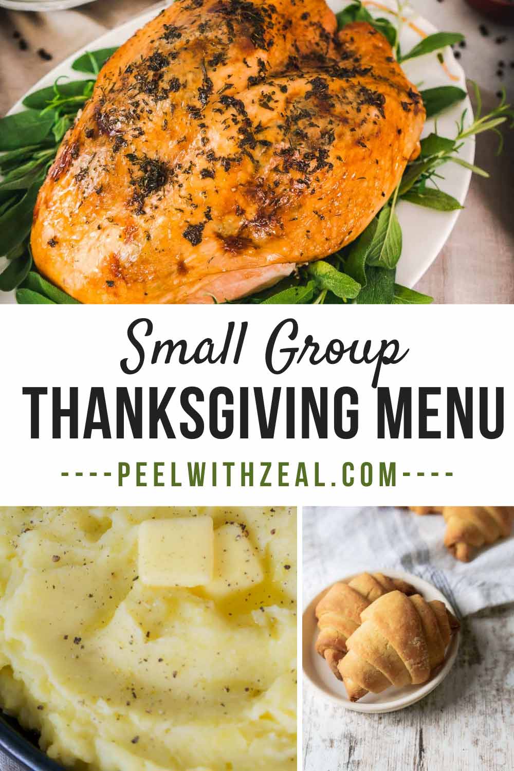Small thanksgiving recipe collage