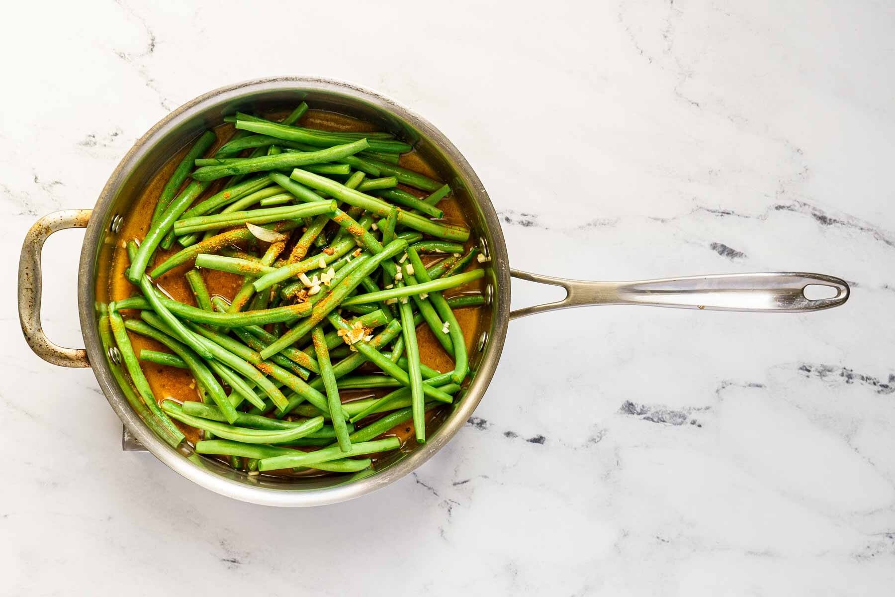 all ingredients in a large saute pan.