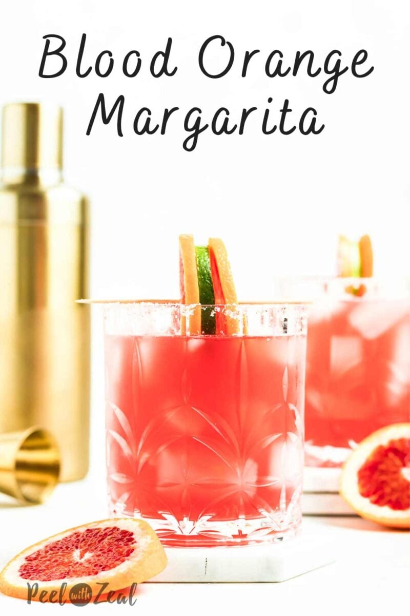 2 margasritas and gold cocktail shaker.