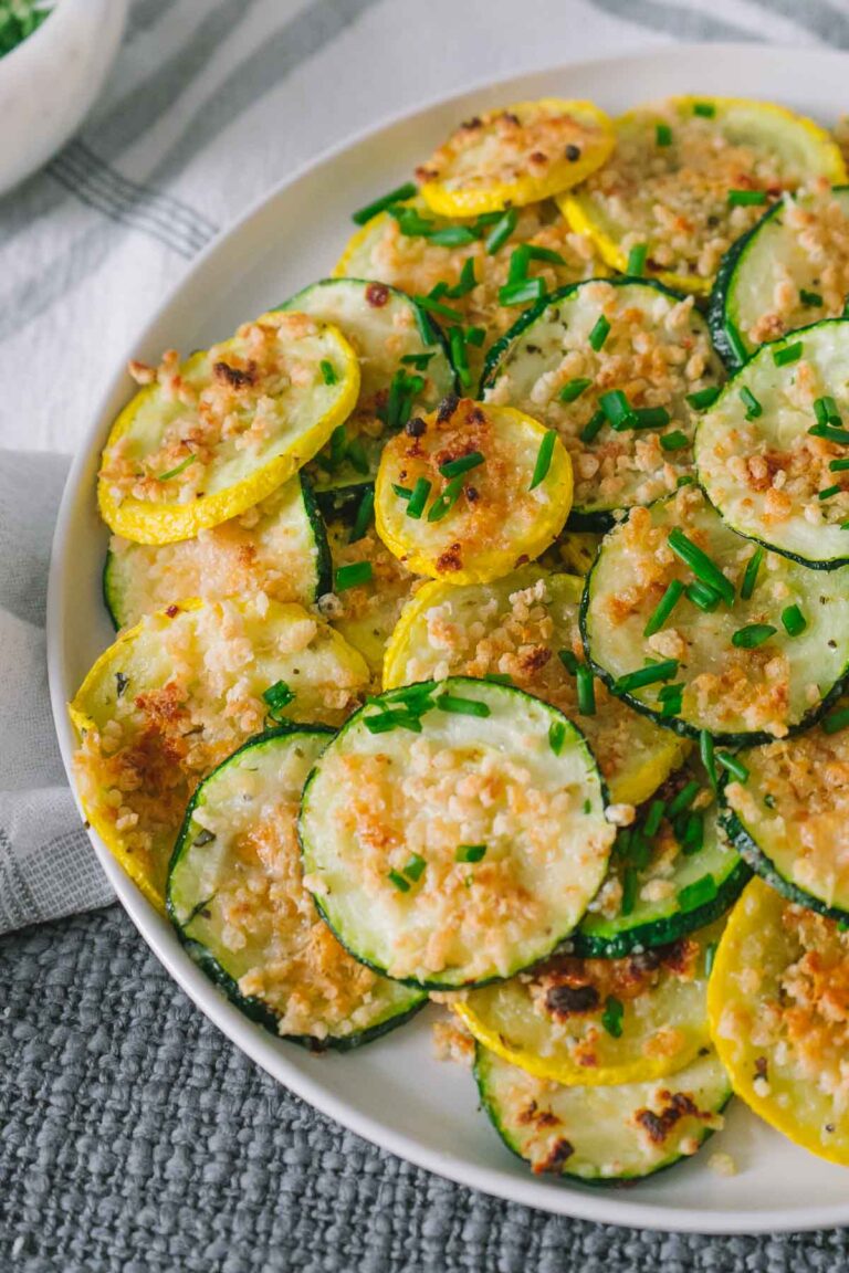 Easy Parmesan Roasted Zucchini and Squash Peel with Zeal
