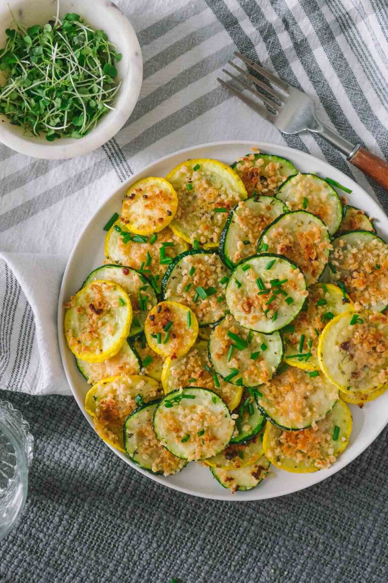 Easy Parmesan Roasted Zucchini and Squash Peel with Zeal