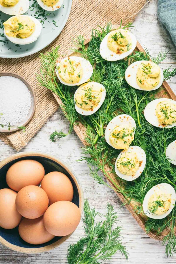 Deviled Eggs without Mustard Peel with Zeal