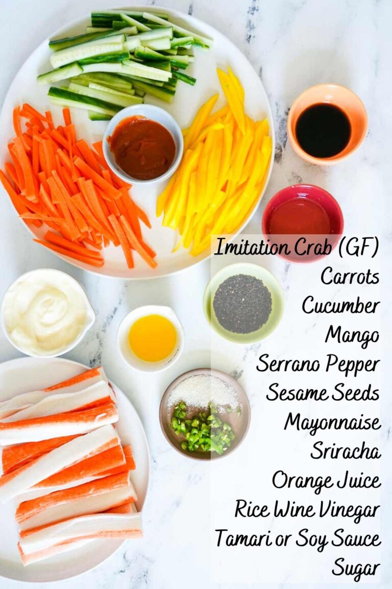 Spicy Kani Salad with Mango Peel with Zeal