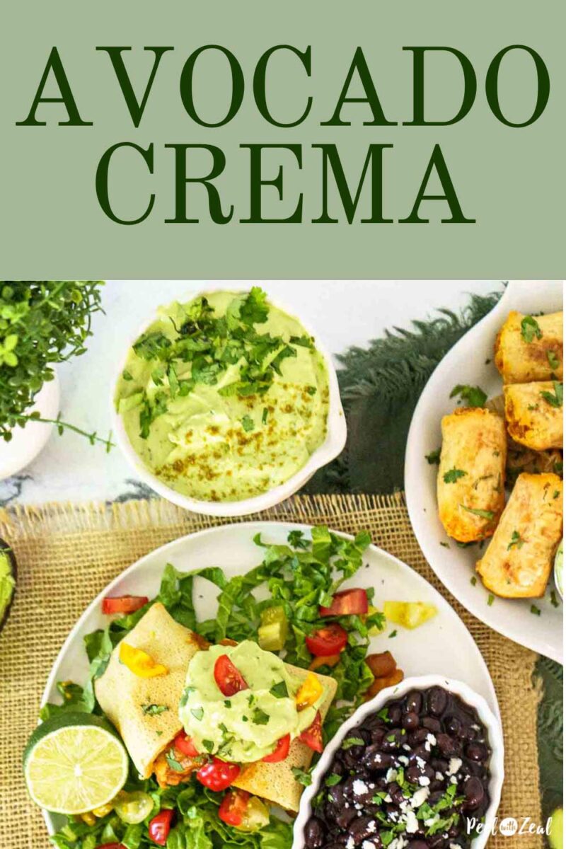 how to use avocado crema