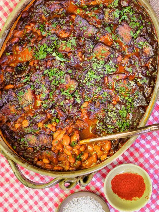 Homemade Baked Beans Peel with Zeal