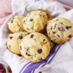 berry muffins in a basket