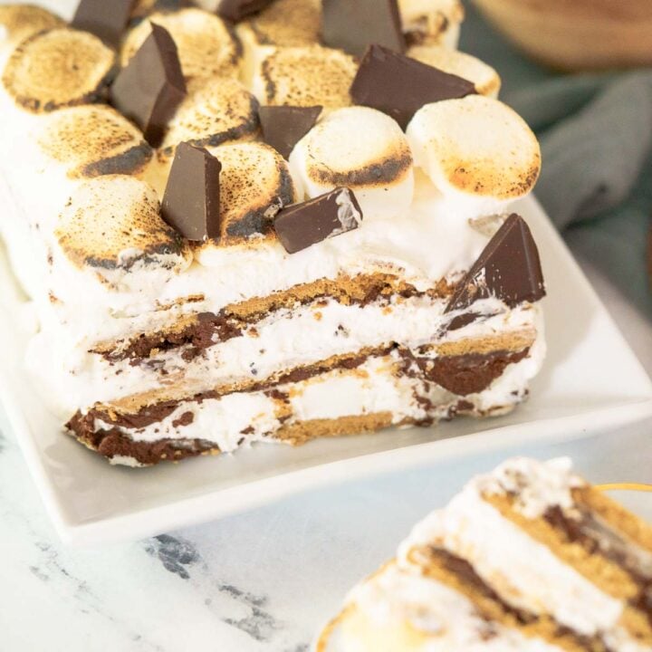 S'mores Gluten Free Icebox Cake Peel with Zeal