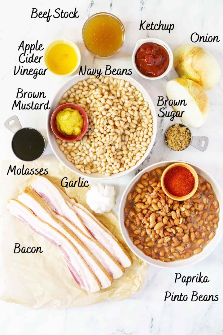 Molasses Baked Beans with Bacon (GF) Peel with Zeal