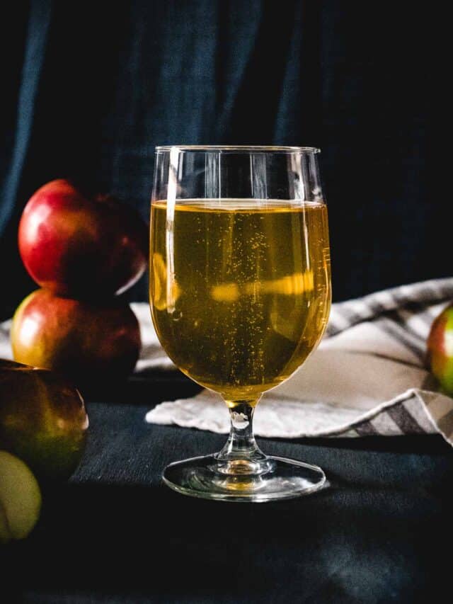 Homemade Hard Apple Cider Peel with Zeal