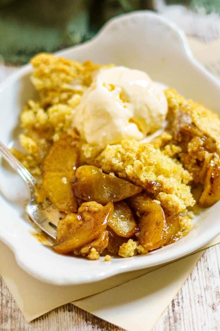 Gluten Free Apple Cobbler