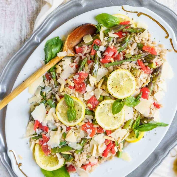 Lemon Orzo Salad Peel with Zeal