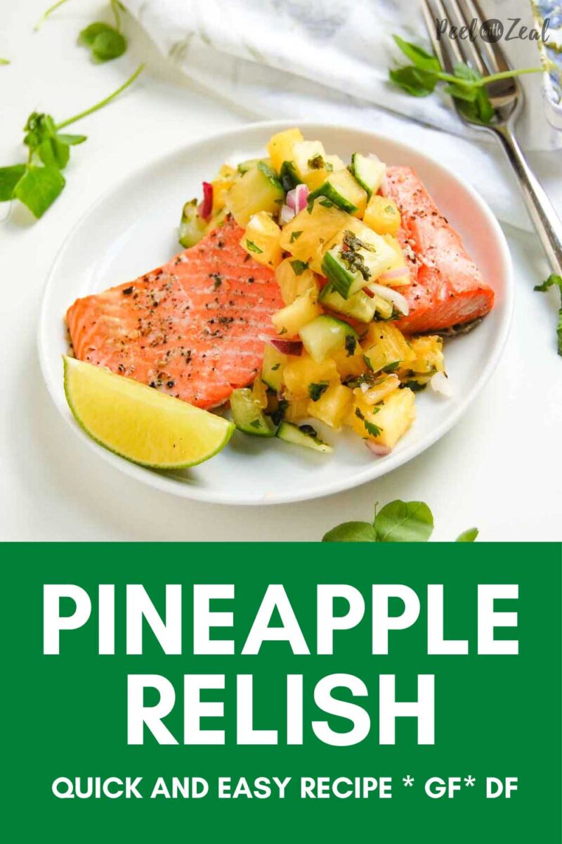 relish on salmon