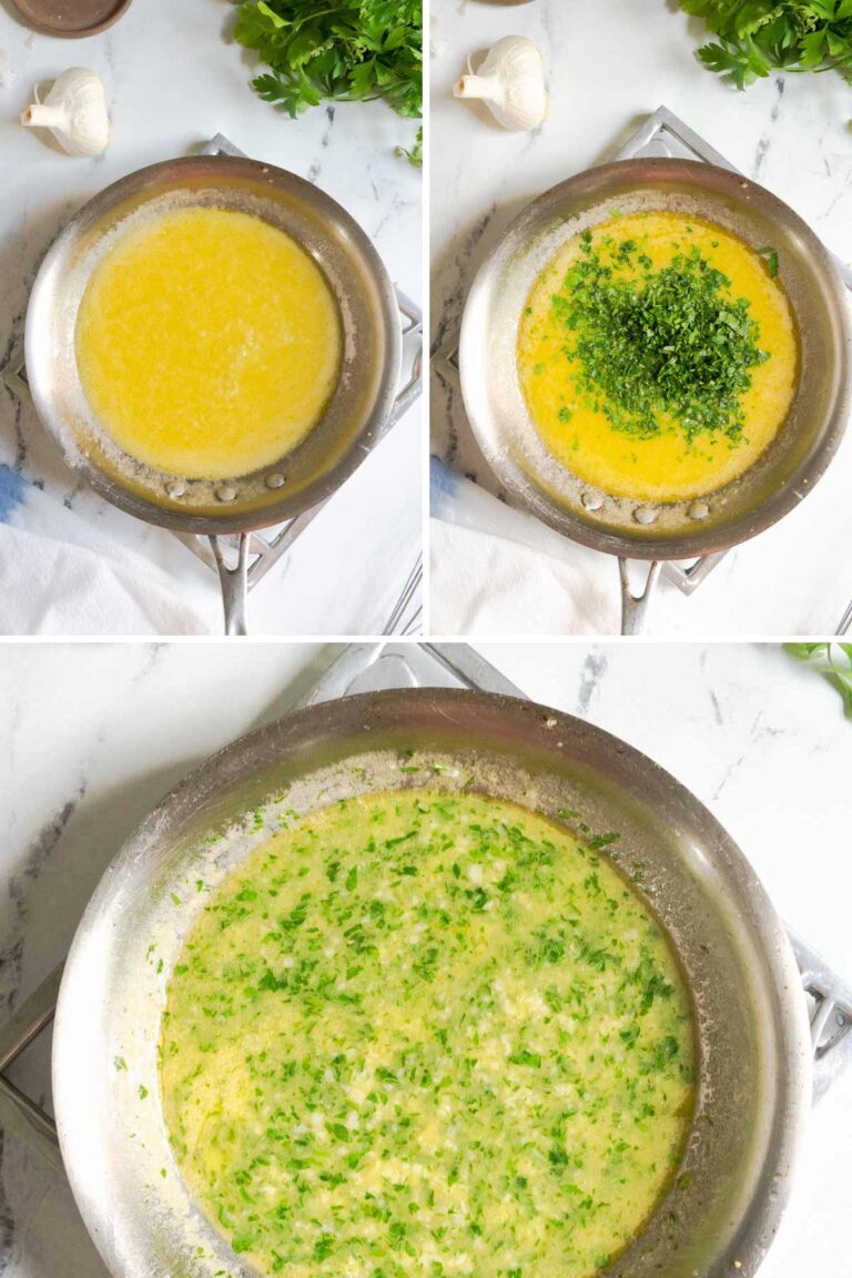 Garlic Butter Sauce with White Wine Peel with Zeal