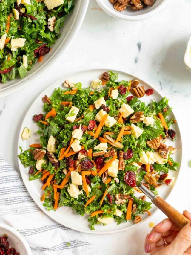 Cranberry Kale Salad Peel with Zeal