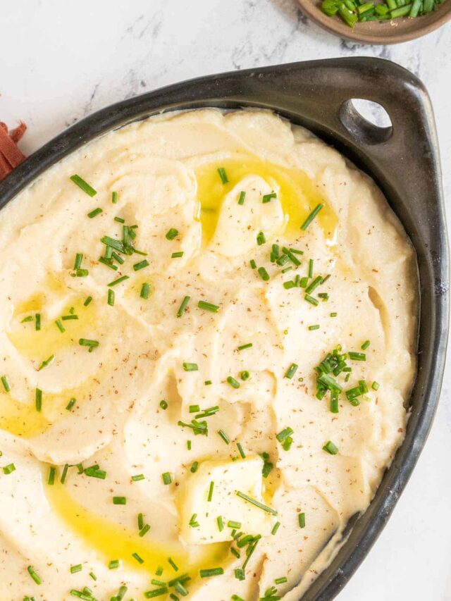 Mashed Celery Root Peel with Zeal