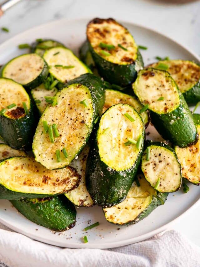 Easy Roasted Zucchini Peel with Zeal