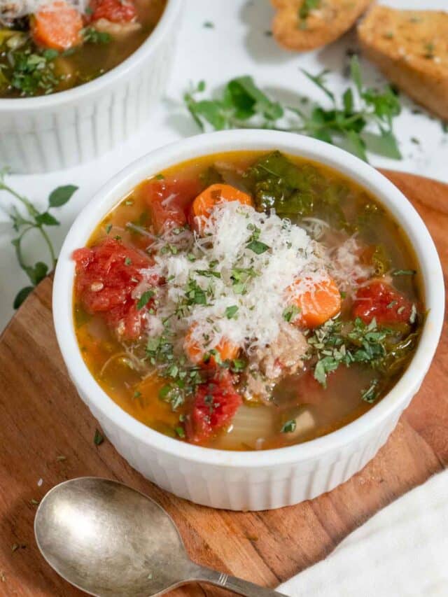 Easy Turkey Kale Soup Peel with Zeal