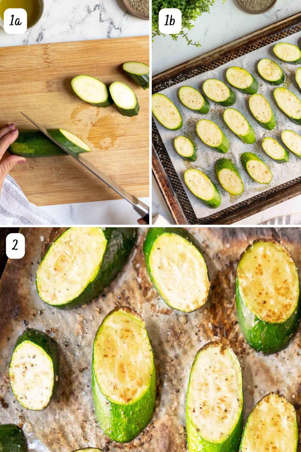 Easy Roasted Zucchini Slices Peel with Zeal