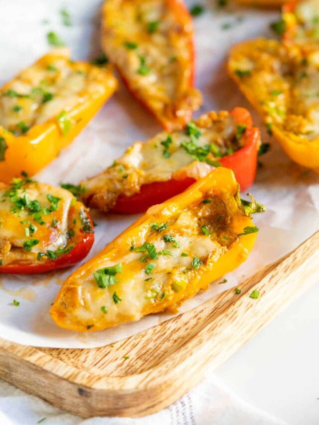Cream Cheese Stuffed Mini Peppers Peel with Zeal