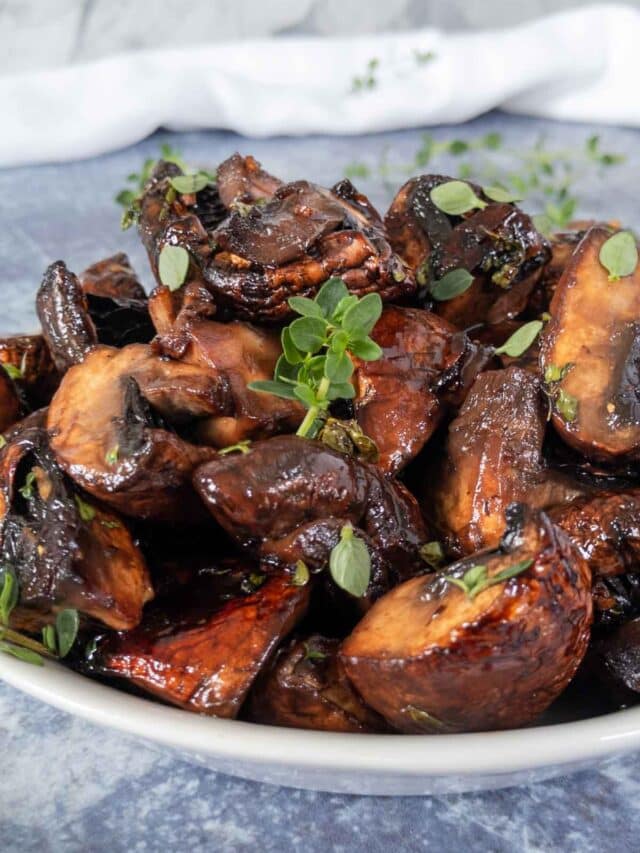 Balsamic Roasted Mushrooms Peel With Zeal Balsamic Roasted Mushrooms Peel With Zeal