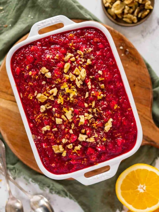 Cranberry Salad with Jello Peel with Zeal